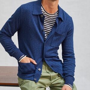 Todd Snyder Cotton Linen Pub Jacket Lightweight Button Front